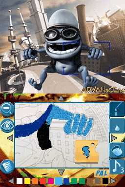 Crazy Frog Collectables Art School screenshot 3 for Nintendo DS